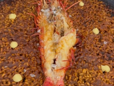 Receta de @fanaticook: Arroz seco de langostino Jumbo