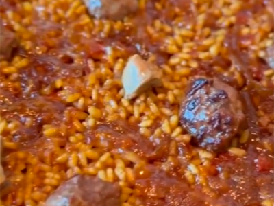 Receta de @joaquin.gm: arroz de figatells con cebolla caramelizada y foie