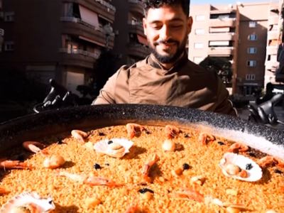 Receta de @laninavalenciana: Arroz de gamba roja, vieiras y sepia