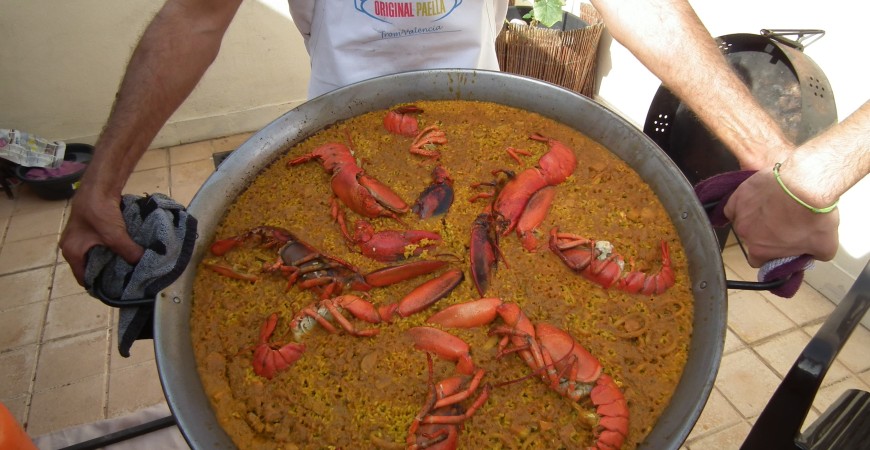 Receta facil arroz con bogavante